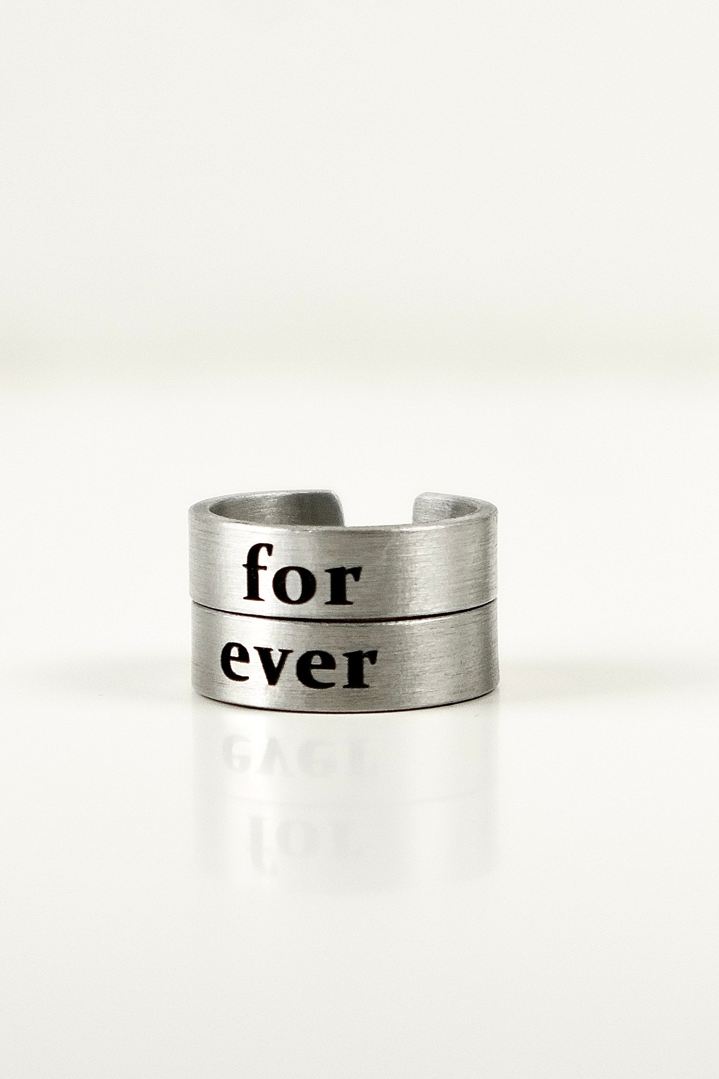 Couple rings "For ever"